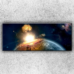 Foto na plátno Dopad meteoritu 2 150x60 cm