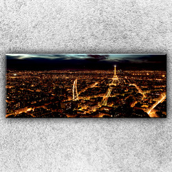 Foto na plátno Noční paříž 3 150x60 cm