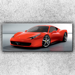 Foto na plátno Rudé Ferrari 150x60 cm