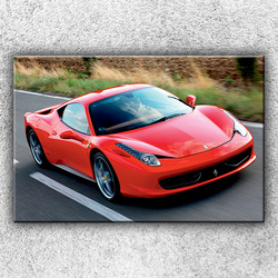 Foto na plátno Červené Ferrari 2 120x80 cm