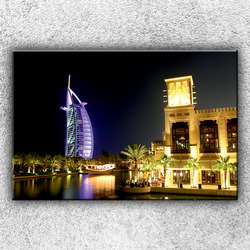 Foto na plátno Mrakodrap v Dubaji 120x80 cm