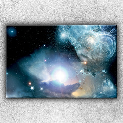Foto na plátno Modrý vesmír 120x80 cm