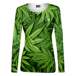 Tričko Cannabis – dámské (dlouhý rukáv)