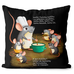 Polštář Vařila myšička
