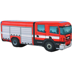 Plyšová hasičská Scania - medium