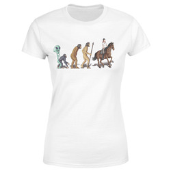 Dámské tričko Evoluce jezdectví