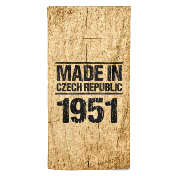 Osuška Made In (rok: 1951, Velikost osušky: 70x140cm)