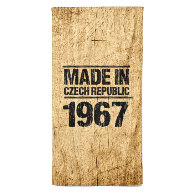Osuška Made In (rok: 1967, Velikost osušky: 70x140cm)