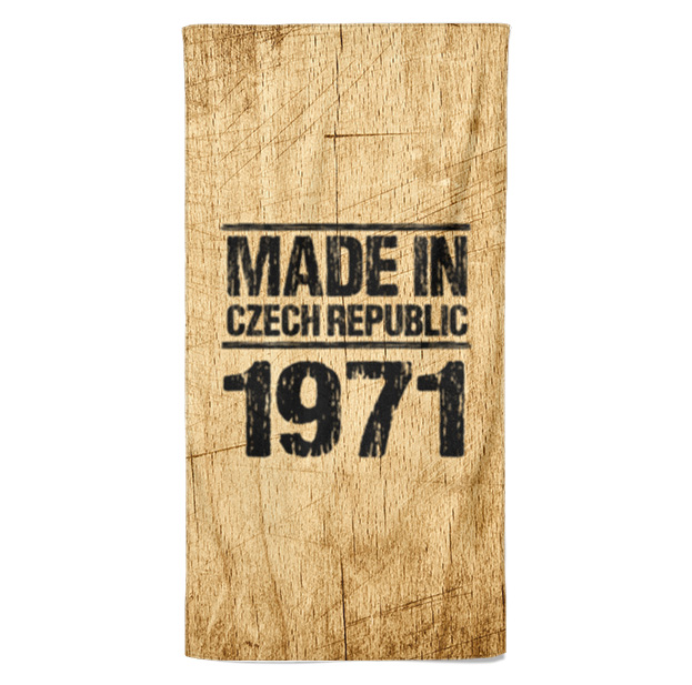 Osuška Made In (rok: 1971, Velikost osušky: 70x140cm)