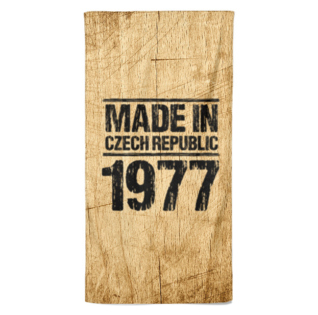 Osuška Made In (rok: 1977, Velikost osušky: 70x140cm)