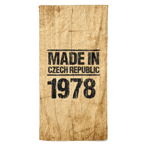 Osuška Made In (rok: 1978, Velikost osušky: 70x140cm)