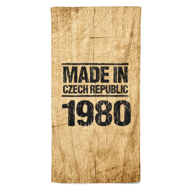 Osuška Made In (rok: 1980, Velikost osušky: 70x140cm)