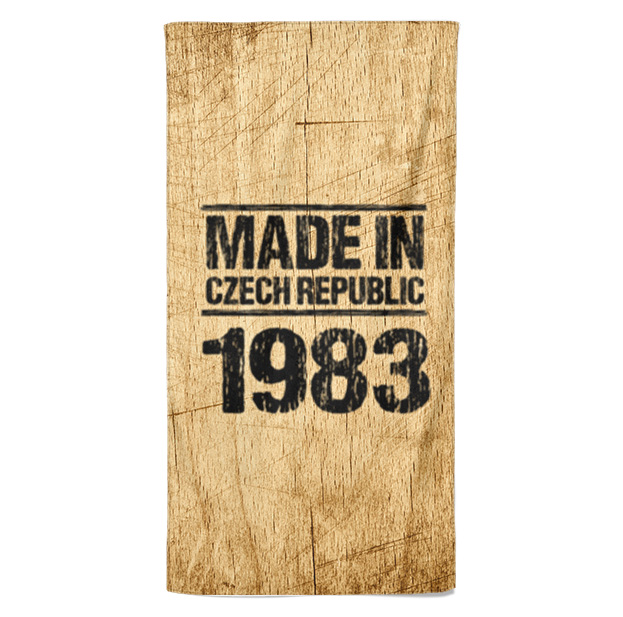 Osuška Made In (rok: 1983, Velikost osušky: 70x140cm)