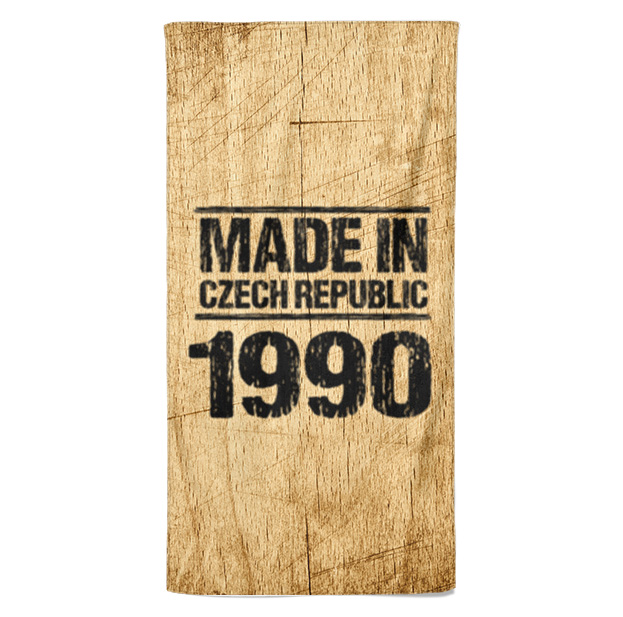 Osuška Made In (rok: 1990, Velikost osušky: 70x140cm)