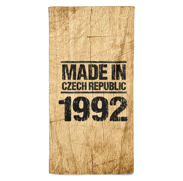 Osuška Made In (rok: 1992, Velikost osušky: 70x140cm)