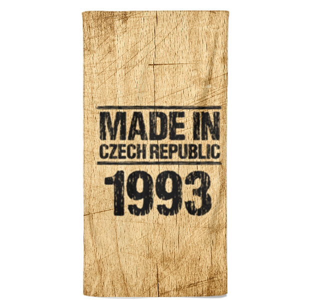 Osuška Made In (rok: 1993, Velikost osušky: 70x140cm)