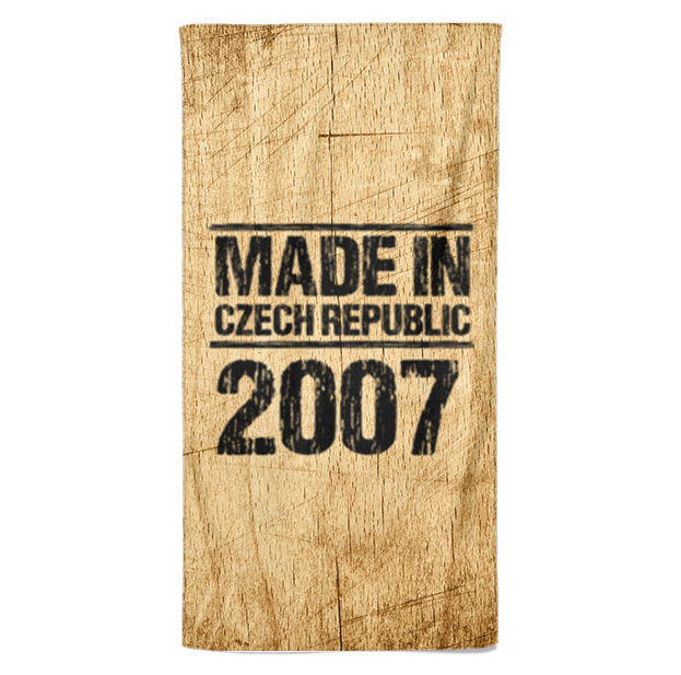 Osuška Made In (rok: 2007, Velikost osušky: 70x140cm)