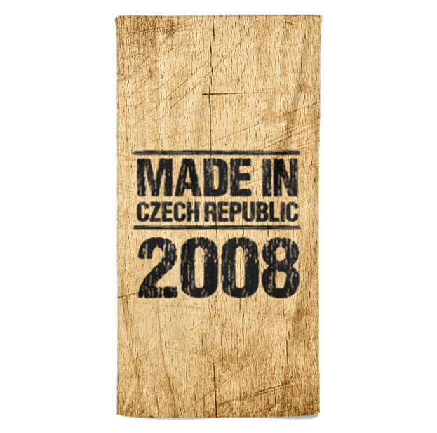 Osuška Made In (rok: 2008, Velikost osušky: 70x140cm)