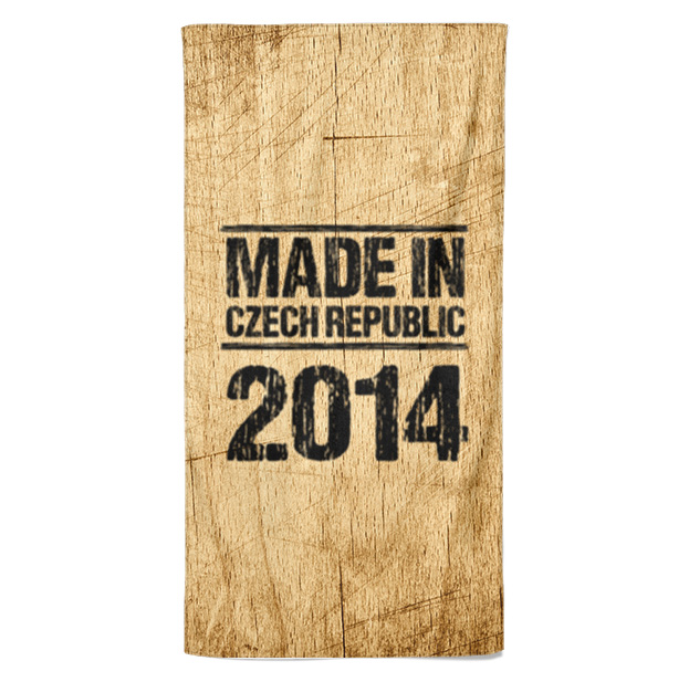 Osuška Made In (rok: 2014, Velikost osušky: 70x140cm)
