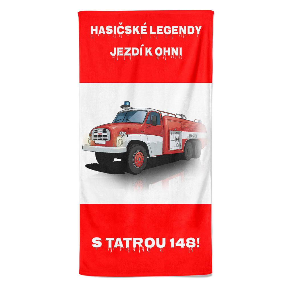 Osuška Hasičské legendy – Tatra 148 (Velikost osušky: 70x140cm)