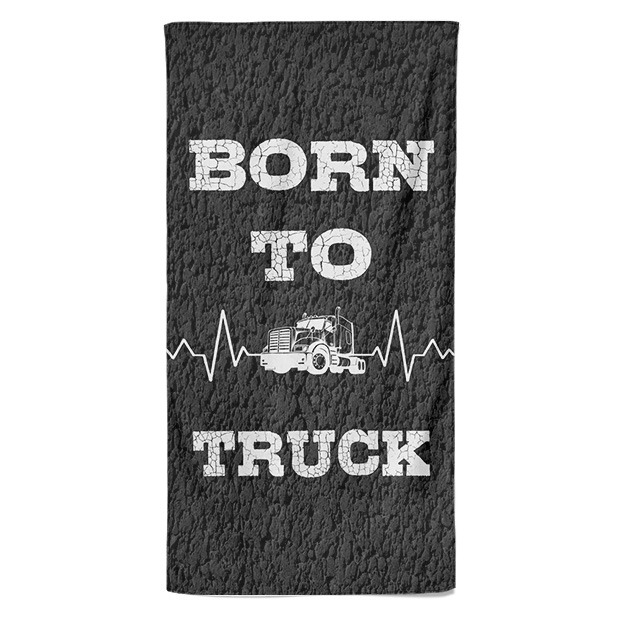 Osuška Born to truck (Velikost osušky: 70x140cm)