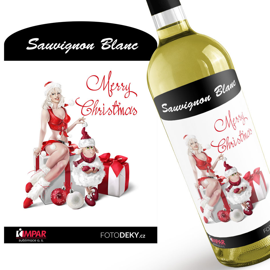 Levně Víno Merry Christmas – Sexy Lady (Druh Vína: Bílé víno)