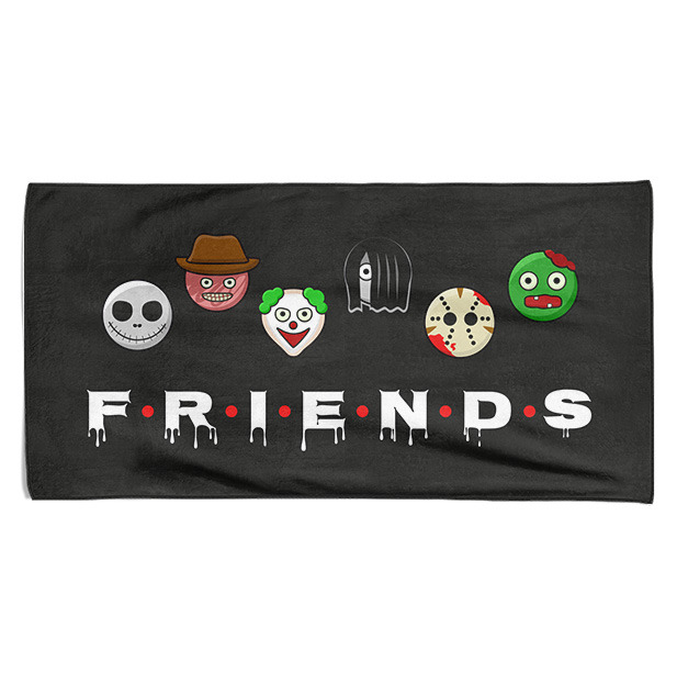 Osuška Friends horror edition (Velikost osušky: 100x170cm)