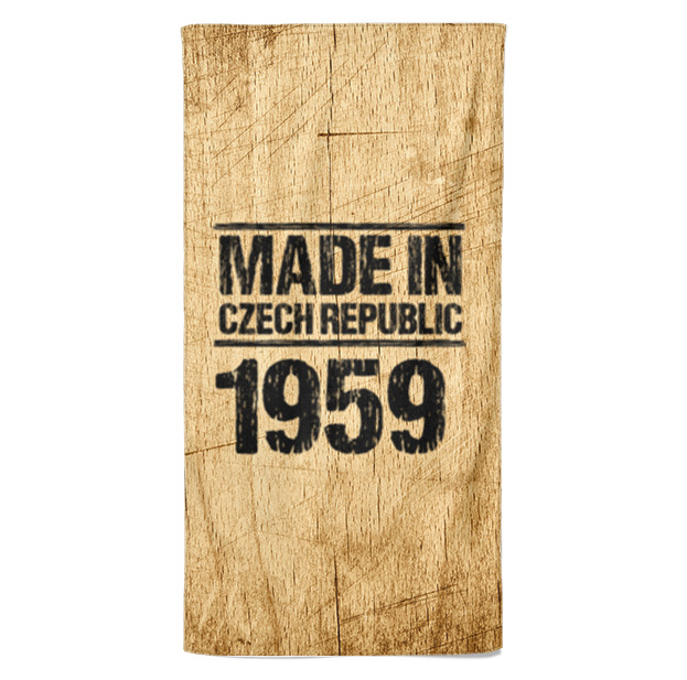 Osuška Made In (rok: 1959, Velikost osušky: 100x170cm)