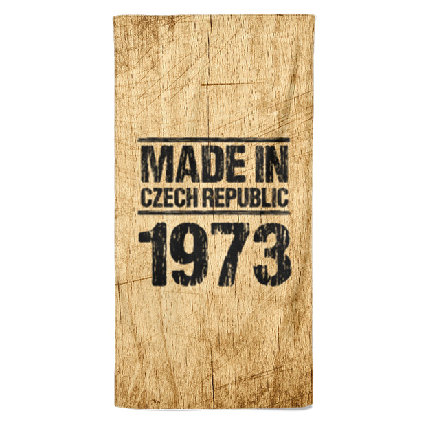 Osuška Made In (rok: 1973, Velikost osušky: 100x170cm)