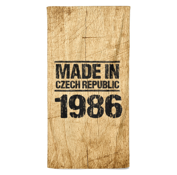 Osuška Made In (rok: 1986, Velikost osušky: 100x170cm)