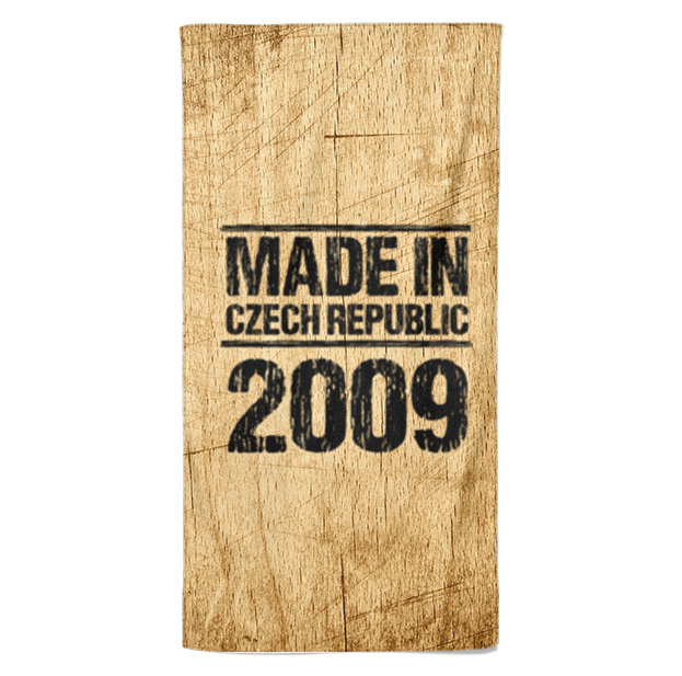 Osuška Made In (rok: 2009, Velikost osušky: 100x170cm)