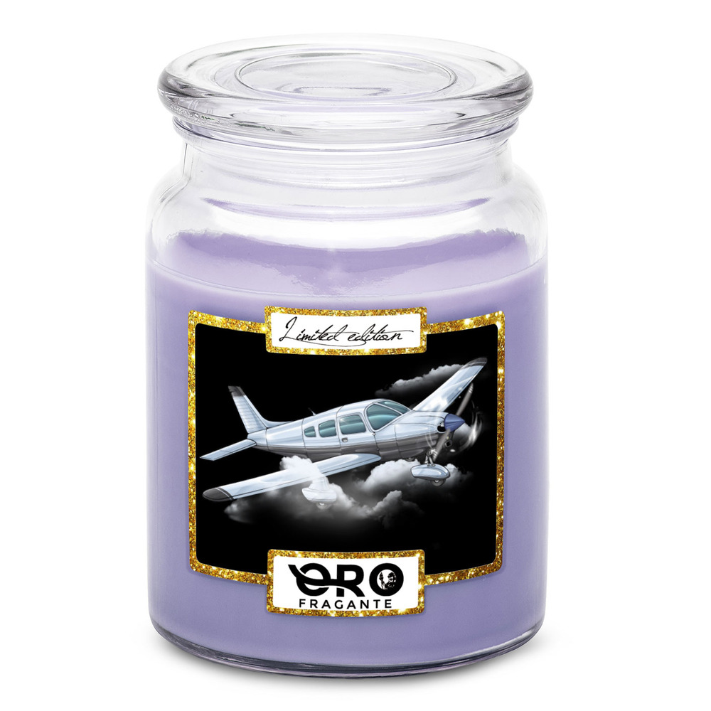 Svíčka Piper PA-28 (Vůně svíčky: Levandule)