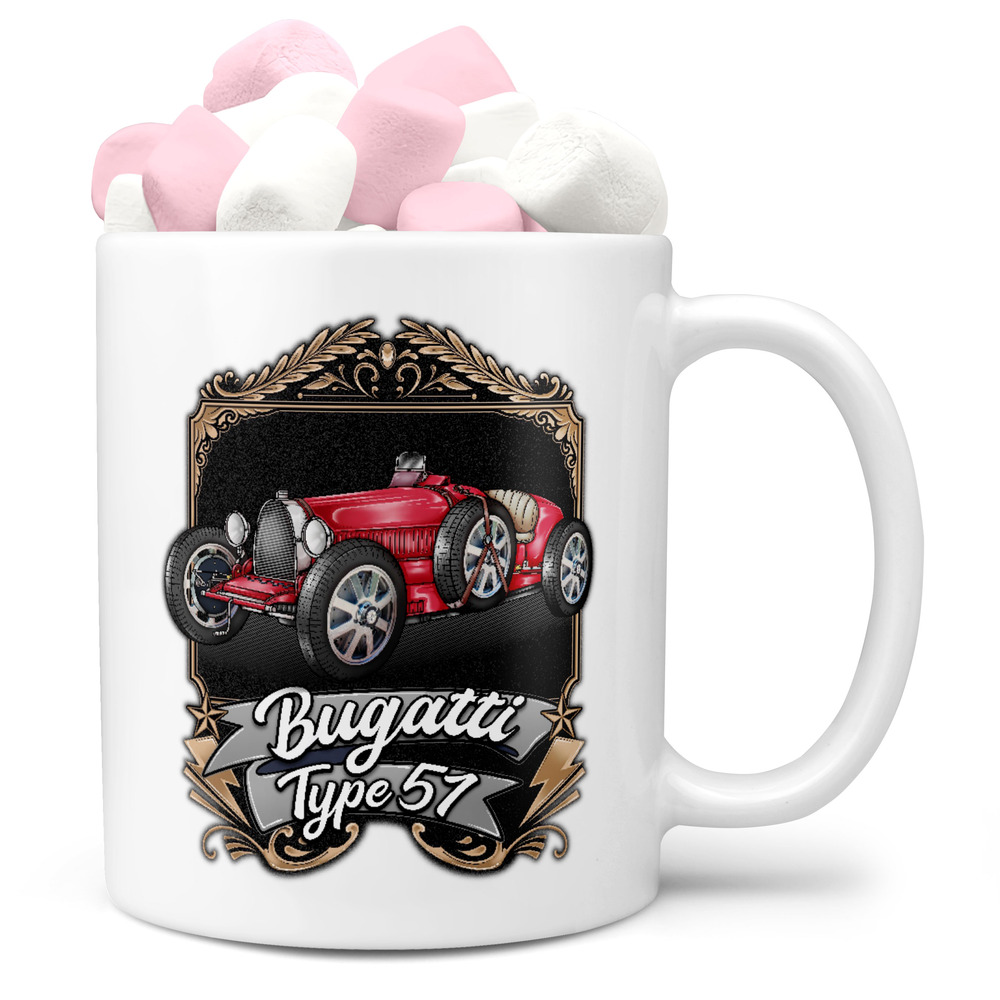 Hrnek Bugatti Type 2 (Náplň hrníčku: Marshmallow)