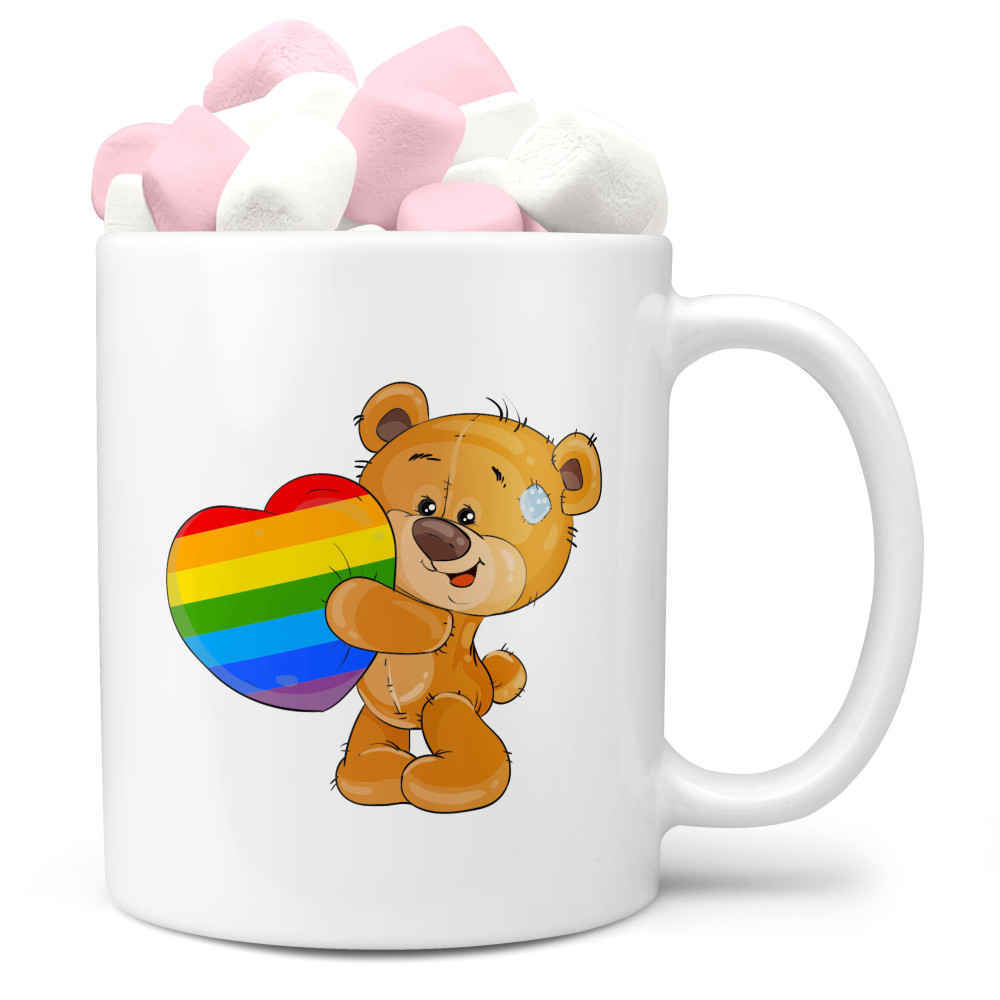 Hrnek LGBT Bear (Náplň hrníčku: Marshmallow)